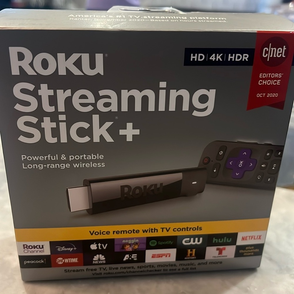 Brand new never opened Roku streaming stick 4K